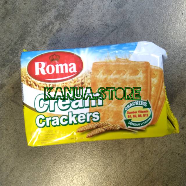 

Roma cream crackers 135gr biskuit wafer