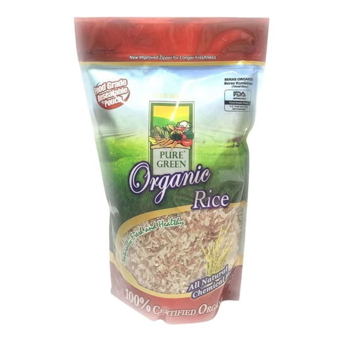 

Pure Green Beras Organik Beras Kombinasi 1Kg
