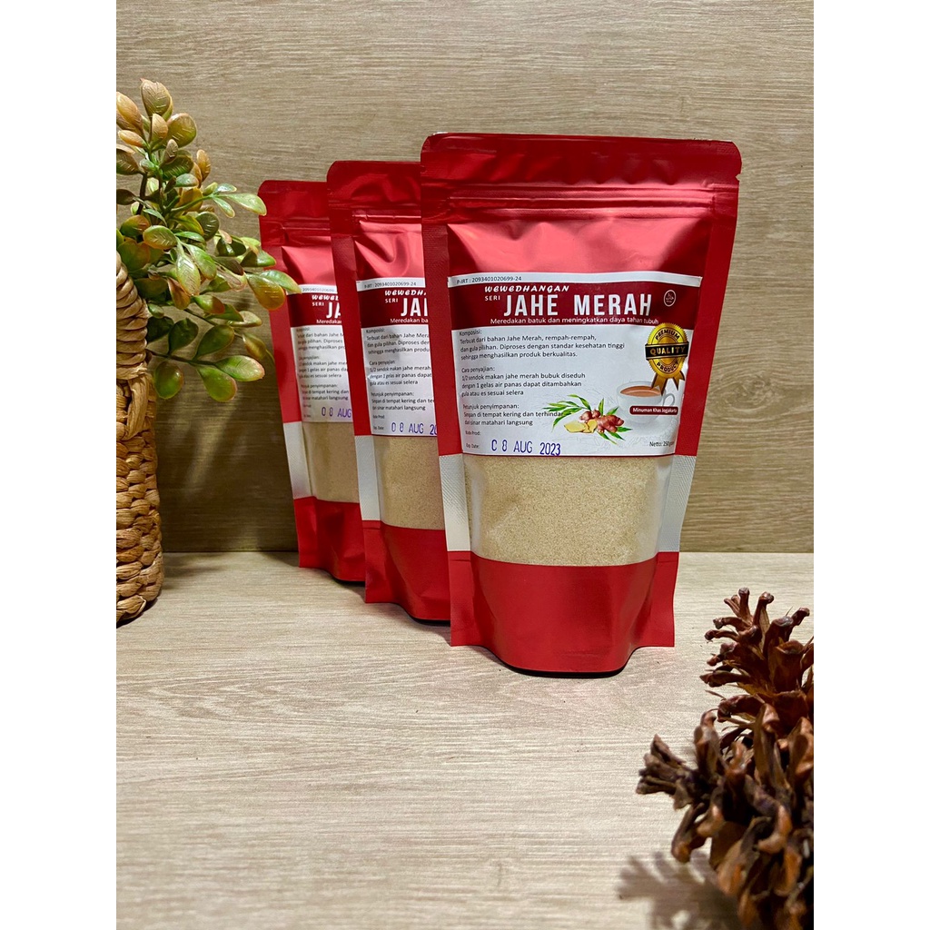 

Serbuk Jahe Merah Sari Jahe Merah Wedang Jahe Merah Red Ginger Kualitas Premium