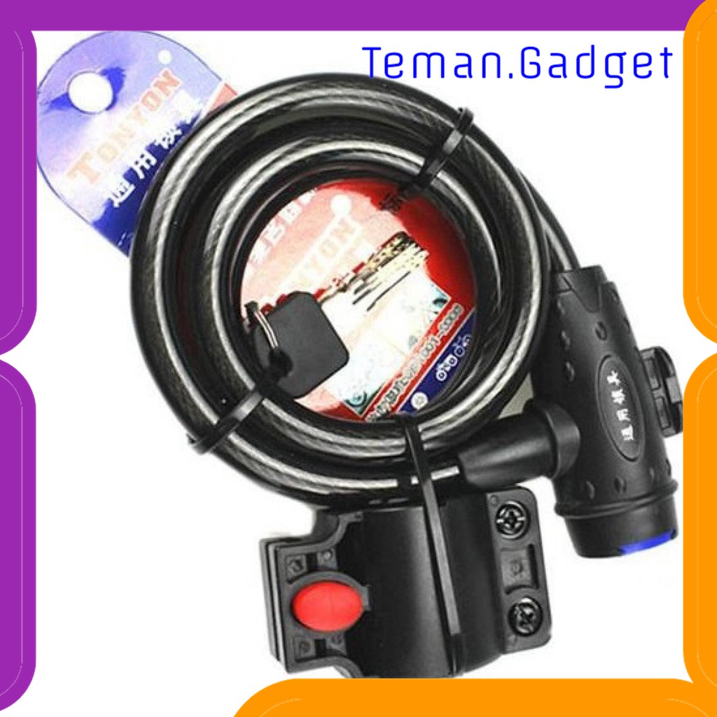 TG-IB116 TONYON KUNCI GEMBOK BAN SEPEDA ANTI MALING 1.2 METER - TY588YE