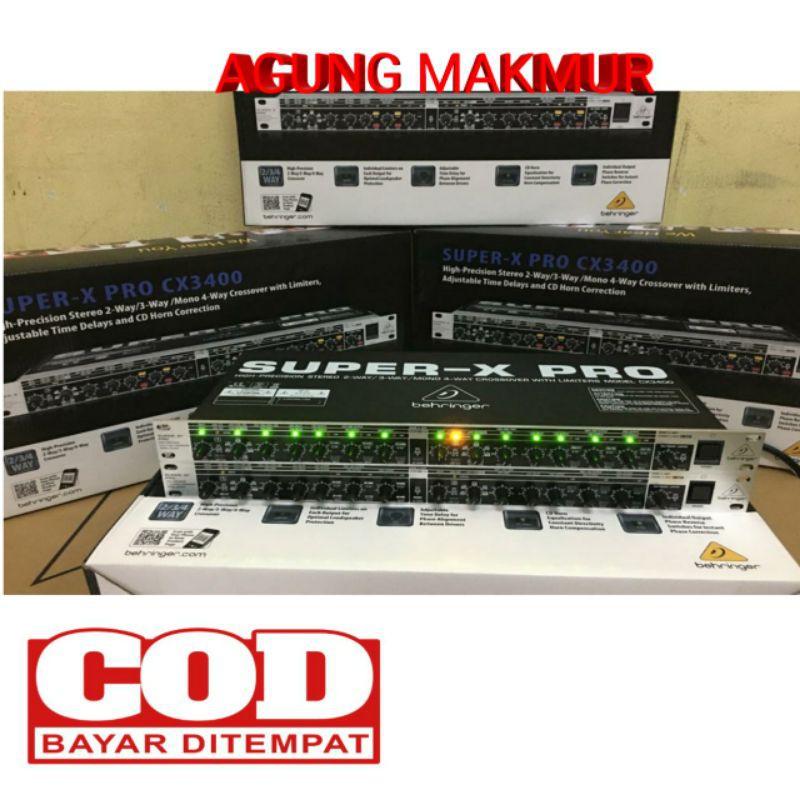 Crossover Behringer Super-X Pro CX3400- CX 3400 V2 Crossover