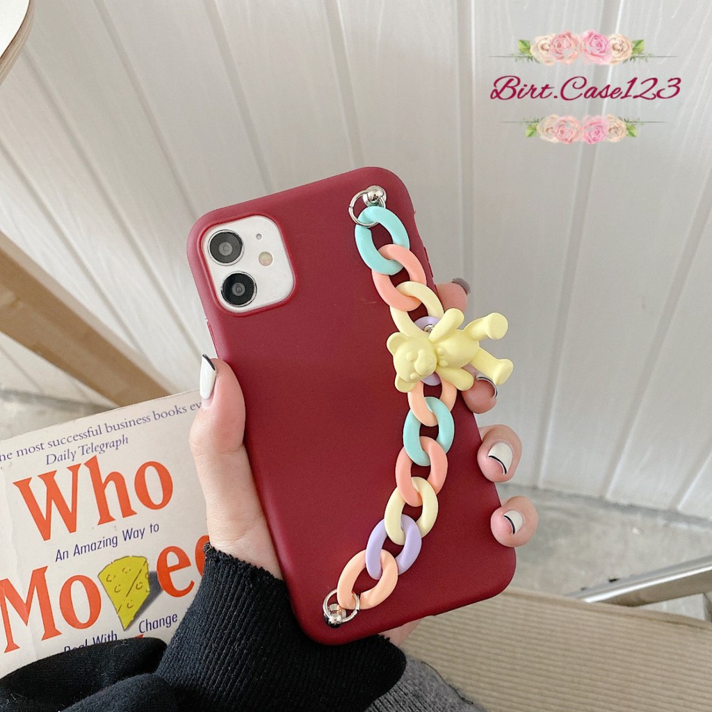 Case Softcase Candy Gelang Rantai Oppo F5 F9 A7 A5s A12 F11 Pro A5 A33 A9 2020 BC2276