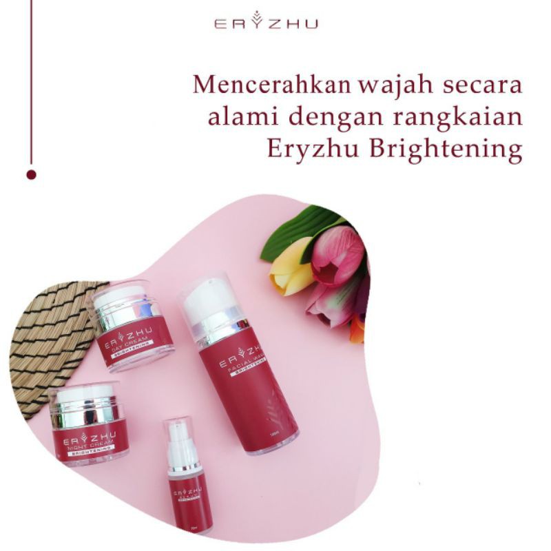 paket pembersih wajah skincare halal Eryzhu brightening series