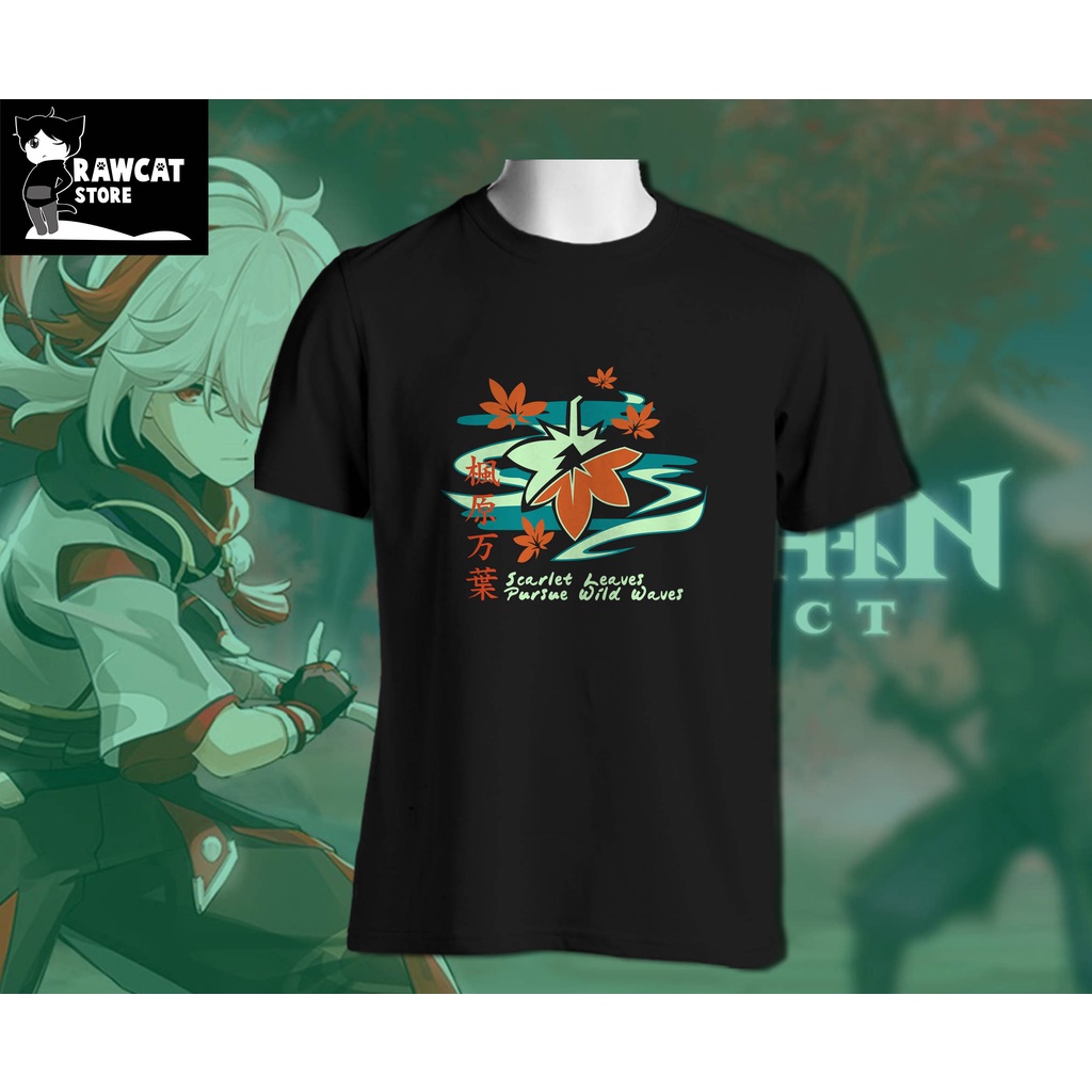 kaos pria genshin impact kaedehara kazuha