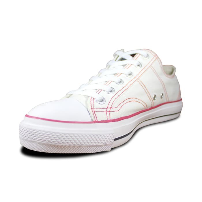 Sepatu Johnson Classic Low Cut (LC) - White - Putih - Sepatu Sneakers