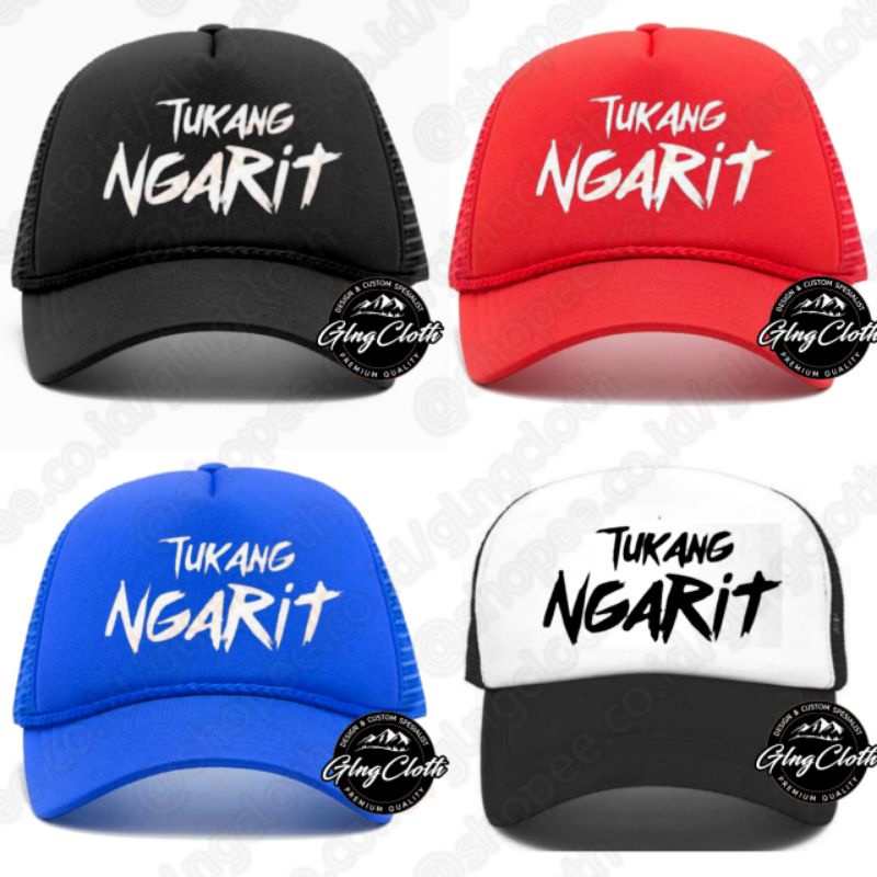 Topi Tukang Ngarit Trucker/Jaring - Topi Tukang Ngarit Warna Warni