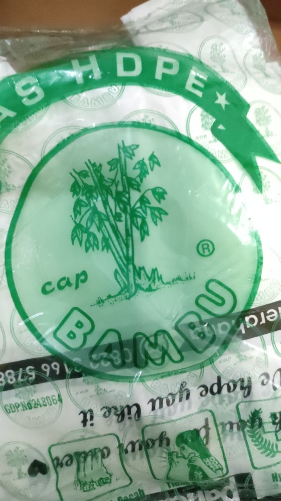 Kresek Sablon Kecil (min Order 5 Pak Bisa Campur Dengan Ukuran Sedang)harga Utk 1 Pack