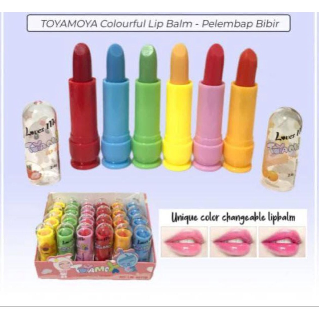 LIPBALM TOYAMOYA / BONEKA / LOVES ME BPOM DEPKES/ Lipbalm magic