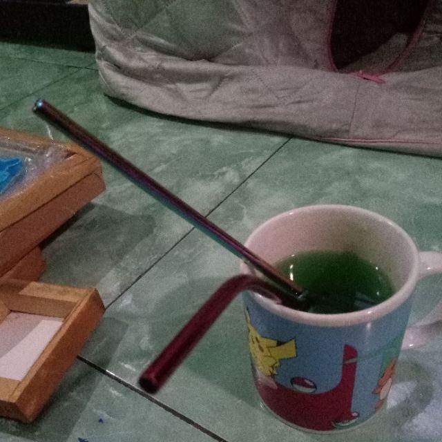 Stainless Straw / Sedotan Stainless, Sedotan Sendok, Sikat Pembersih