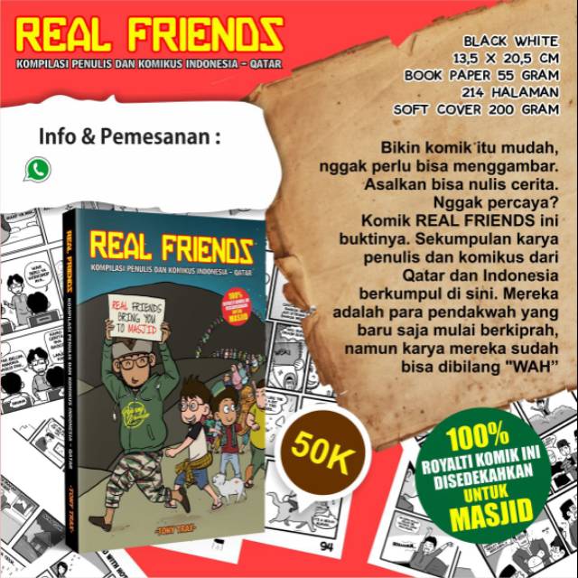 KOMIK "REAL FRIENDS"