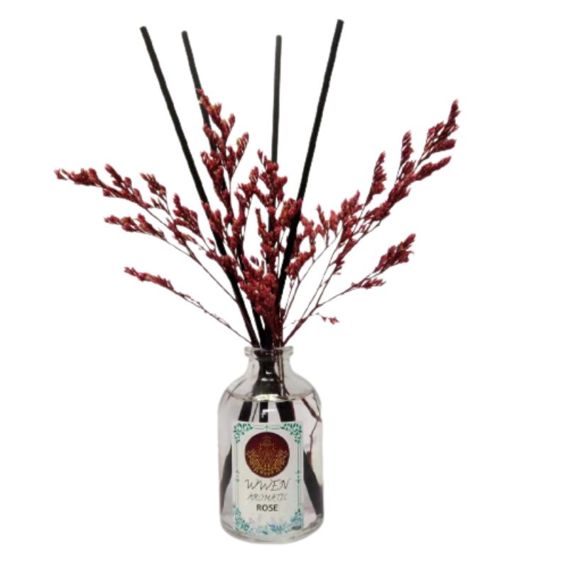 Reed Diffuser Aromatherapy Bunga Difuser Aroma Pengharum Ruangan Pewangi Oil Reed Difuser REED DIFFUSER LOVER'S GRASS REED DIFFUSER REFILL REED DIFFUSER HAMPERS PENGHARUM RUANG AROMATERAPI-ARM BUNGA ROSE