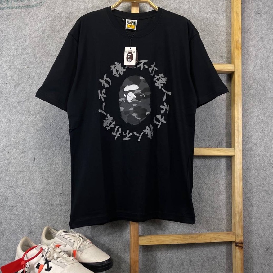 KAOS TSHIRT A BATHING AAPE BAPE JAPAN FONT MIRROR FULLTAG