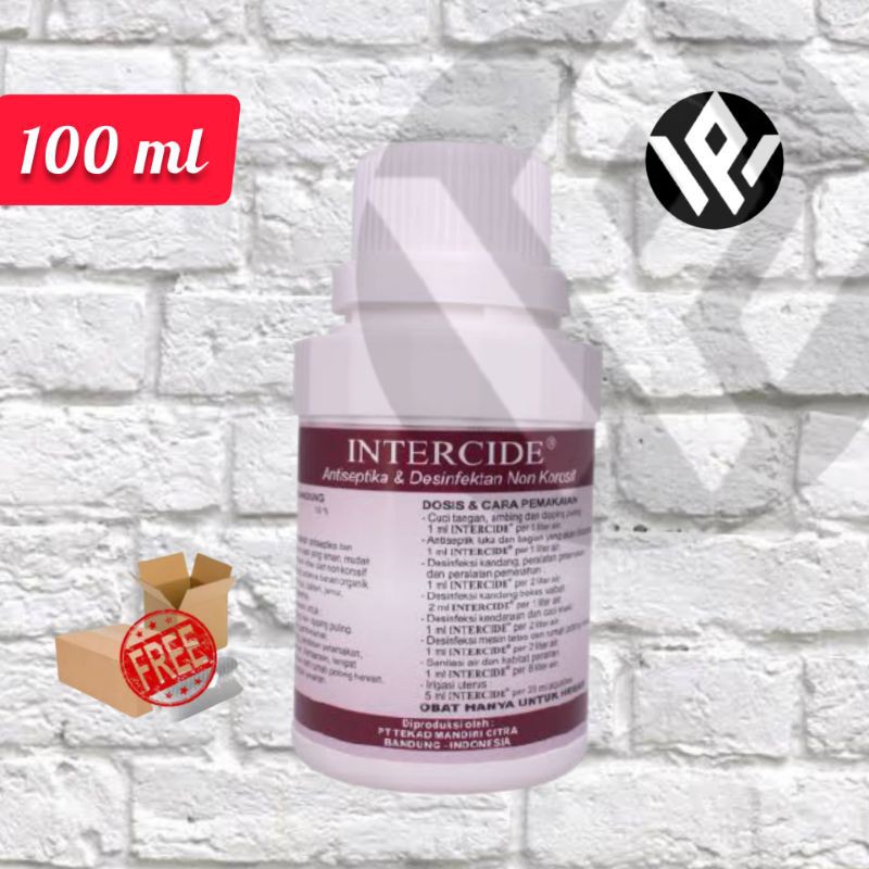 Intercide 100 ml Disinfektan & Antiseptika Iodine Non Korosif TMC
