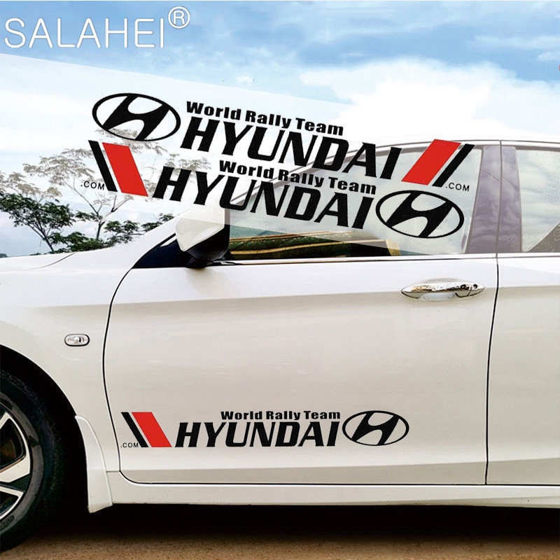 Stiker Pintu Samping Mobil Untuk Hyundai Getz Accent Atoz I20 Avega Trajet H1