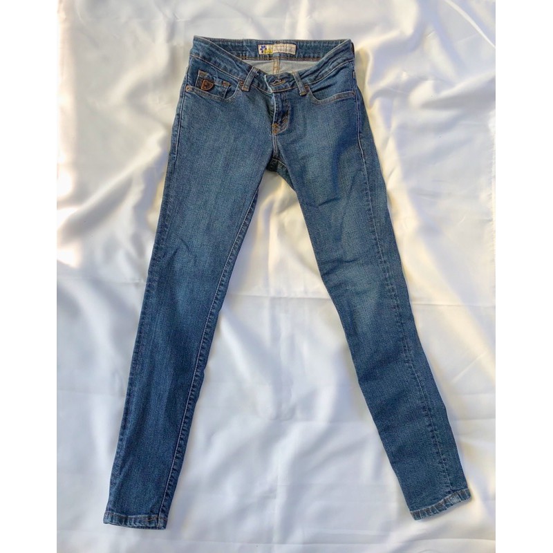 celana skinny jeans wanita preloved second