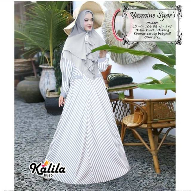GAMIS YASMIN SYAR'I SET