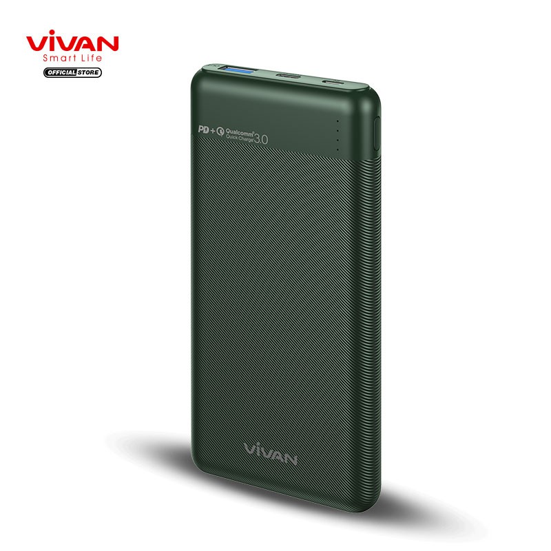 VIVAN Power Bank 10000mAh 2 Input 2 Output Powerbank Fast Charging PD QC3.0 Garansi 18 Bulan VPB-M10