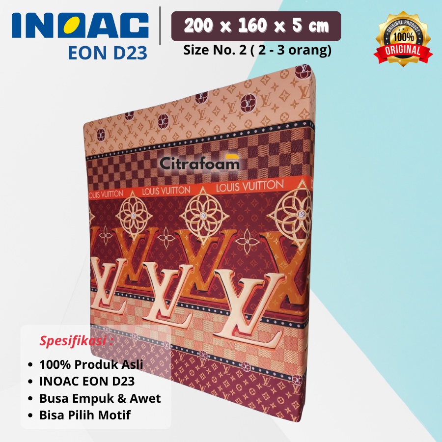 Kasur Busa INOAC EON D23 200x160x5 cm Size Nomor 2