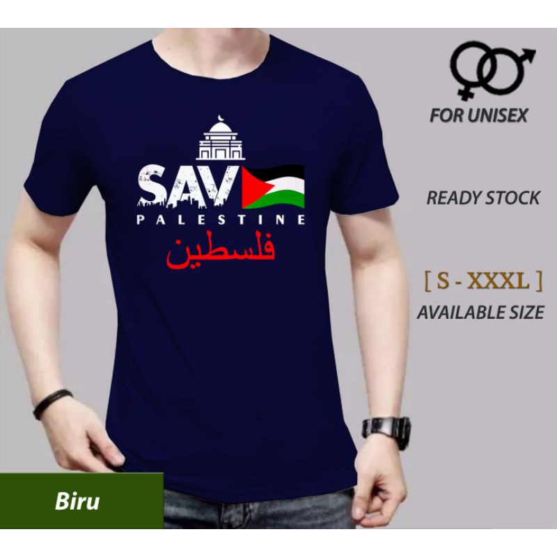 baju kaos SAVE PALESTINE, kaos SAVE PALESTINE