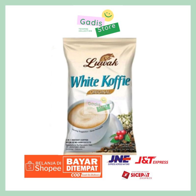 

Luwak White Coffe 10 x 20gr Isi 10 Sachet