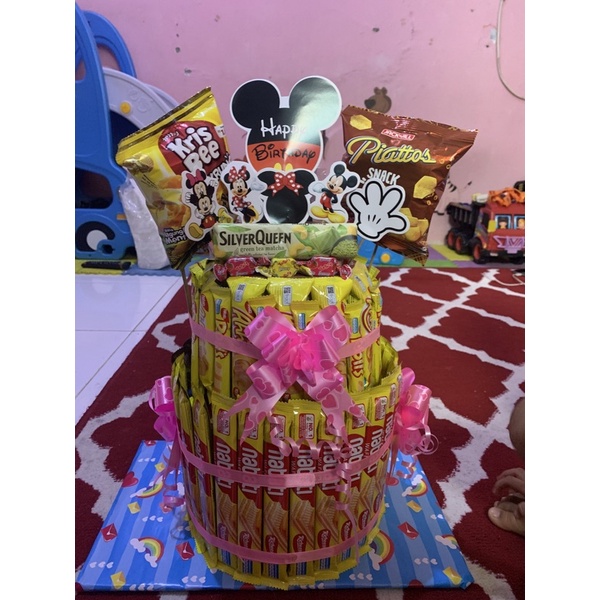 

snack tower bucket murah meriah