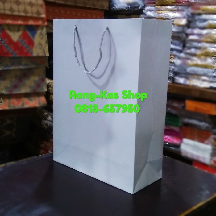 

(TERLARIS) Paperbag Abu Abu Folio karton