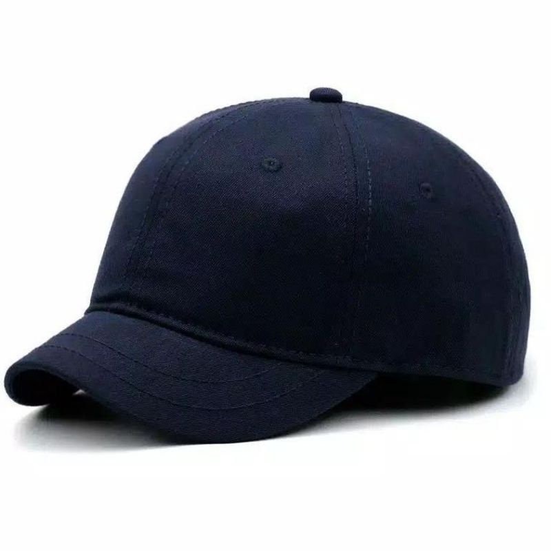 Topi Baseball Lidah Pendek Polos / Topi Pet Pendek / Topi Pria Wanita Dewasa / Topi Distro Polos