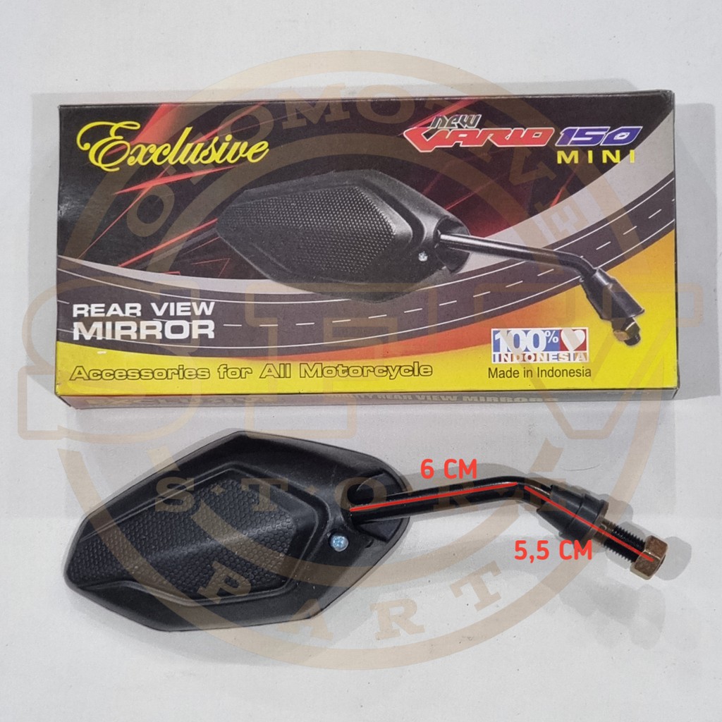 Kaca Spion Model Vario 150 New / Beat Fi / Vario 125 / Beat Honda Yamaha Standar Dan Mini-2