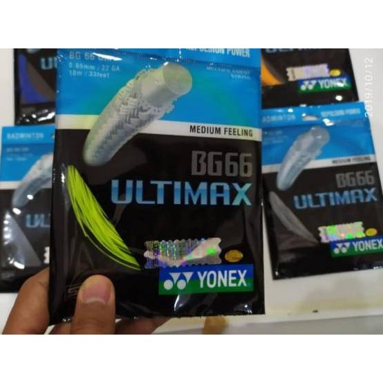 ✧ý Senar Yonex BG 66 ultimax senar raket badminton yonex BG66 ULTIMAX import grade ori japan