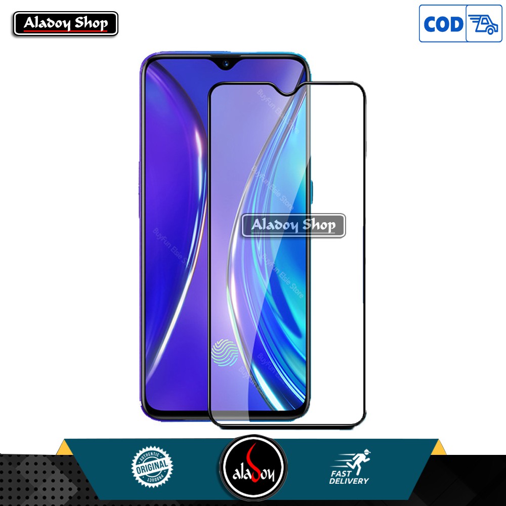 Tempered Glass Realme XT Antigores Kaca Pelindung Layar Screen Protector Full Cover