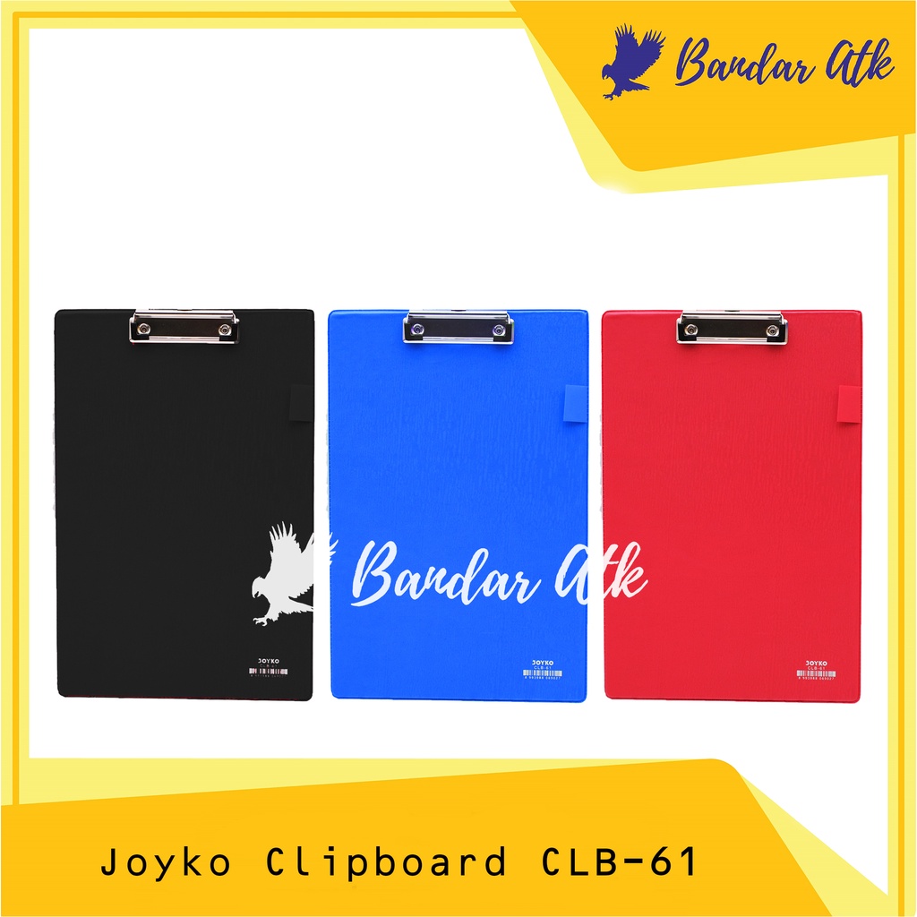 

JOYKO CLIPBOARD Papan Jalan Alas Tulis Ujian Joyko CLB-61 F4 [1 PCS]