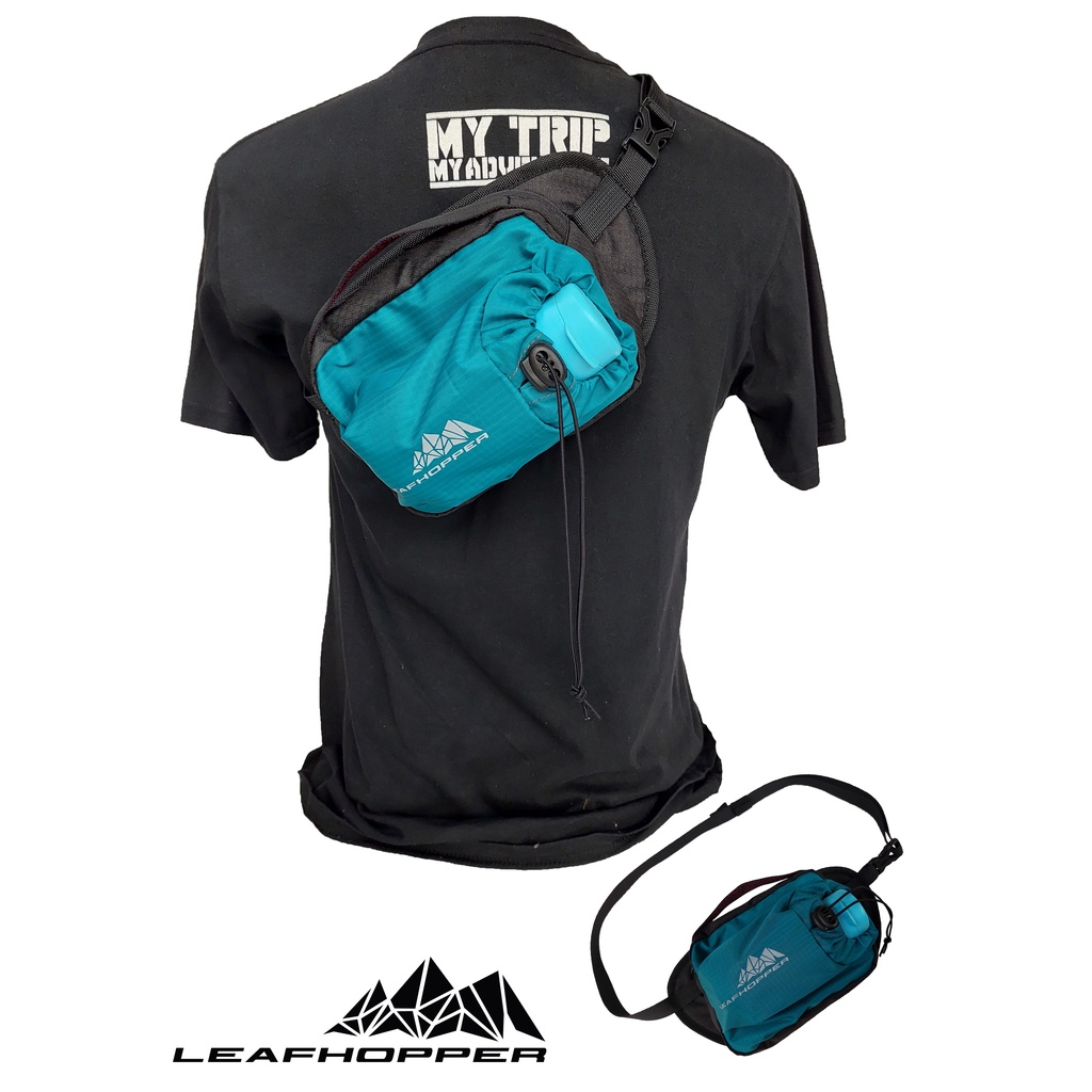 Waistbag Botol Minum Tas Pinggang Olahraga LEAFHOPPER Slingbag