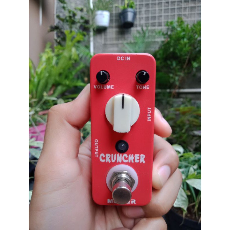 mooer cruncher distortion distorsi