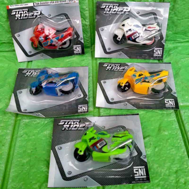 MAINAN MOTOR SPINGGO STAR RIDER MOTOR GP MINI  MOTOR BALAP GROSIR