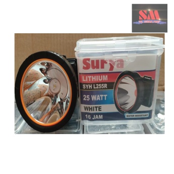 Senter Kepala Surya 25 watt , 12 watt