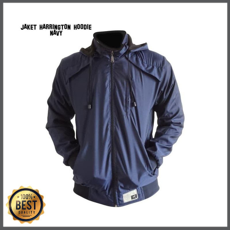 jaket harrington hoodie