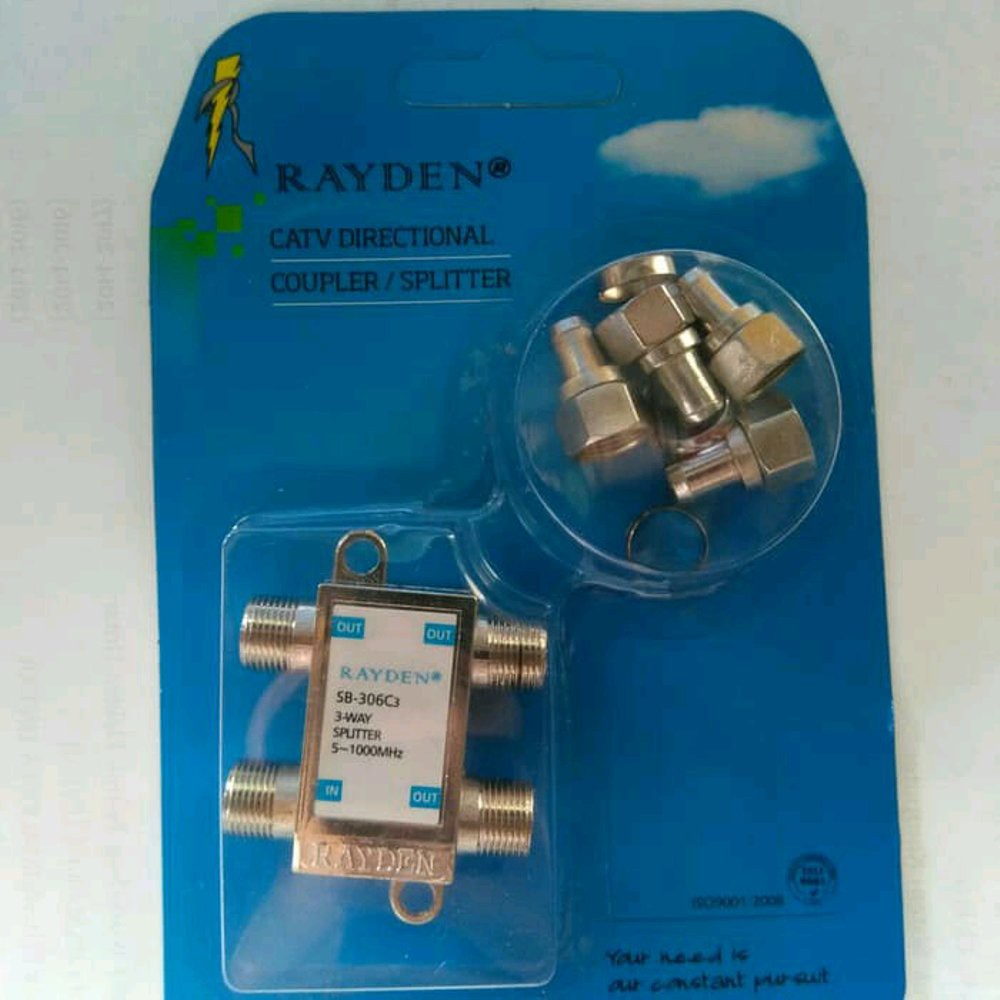 Splitter Antena TV 3 Way Diskon