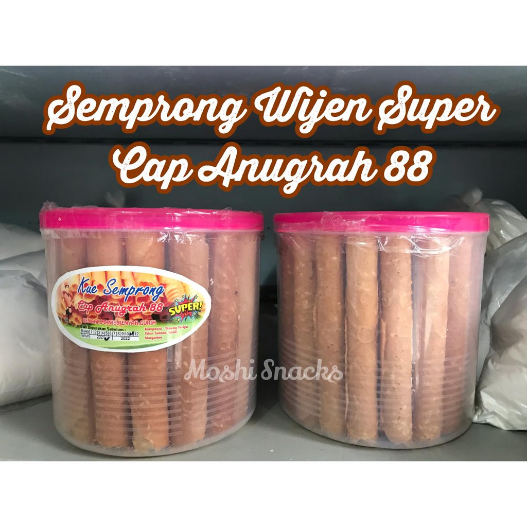 

Kue Semprong Wijen Bangka Super Anugrah 88 isi 37 / Semprong Gulung Asli Bangka