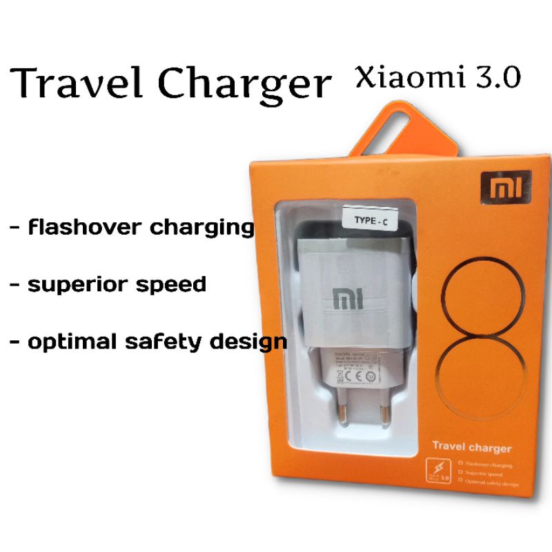 Charger / adapter Xiaomi Mi 8 Quick Charger 3.0 Fast Charging Micro dan Type C USB