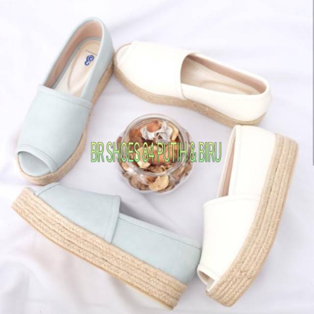 BR SHOES 84 PUTIH & BIRU