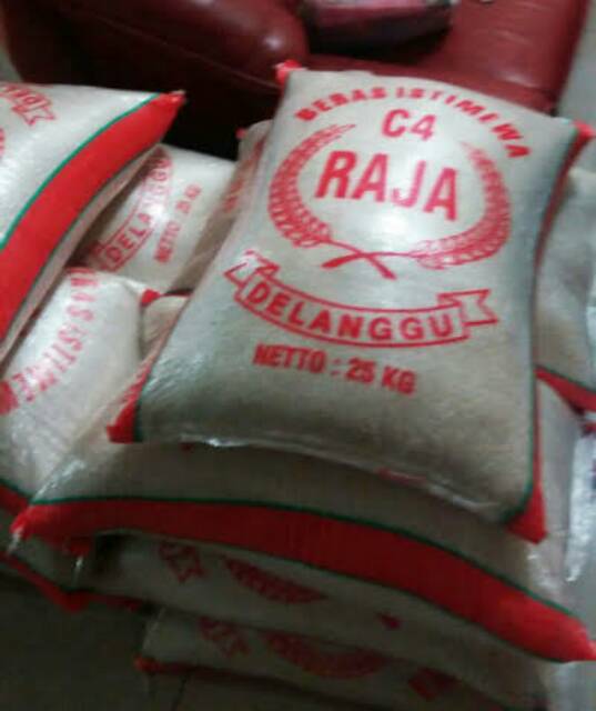 Beras C4 Raja Delanggu Pulen Lembut Putih Indonesia