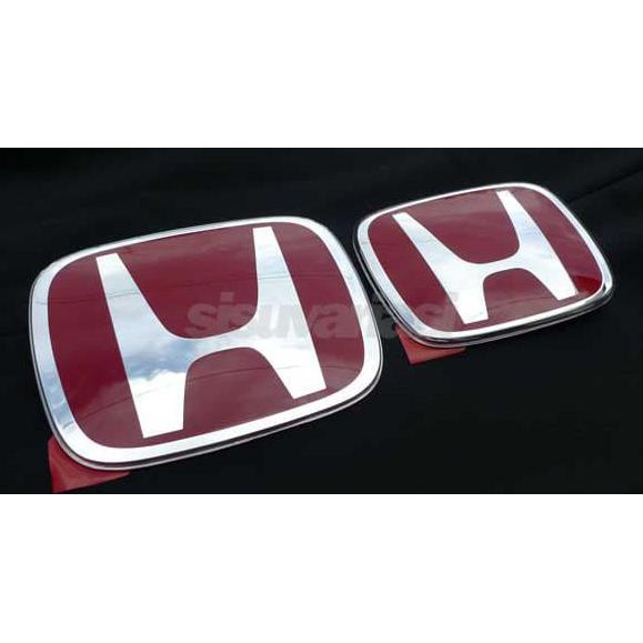 Aksesoris Mobil / Honda Red Emblem Depan Crv Gen 4, Mobilio, Brv, Brio 2016