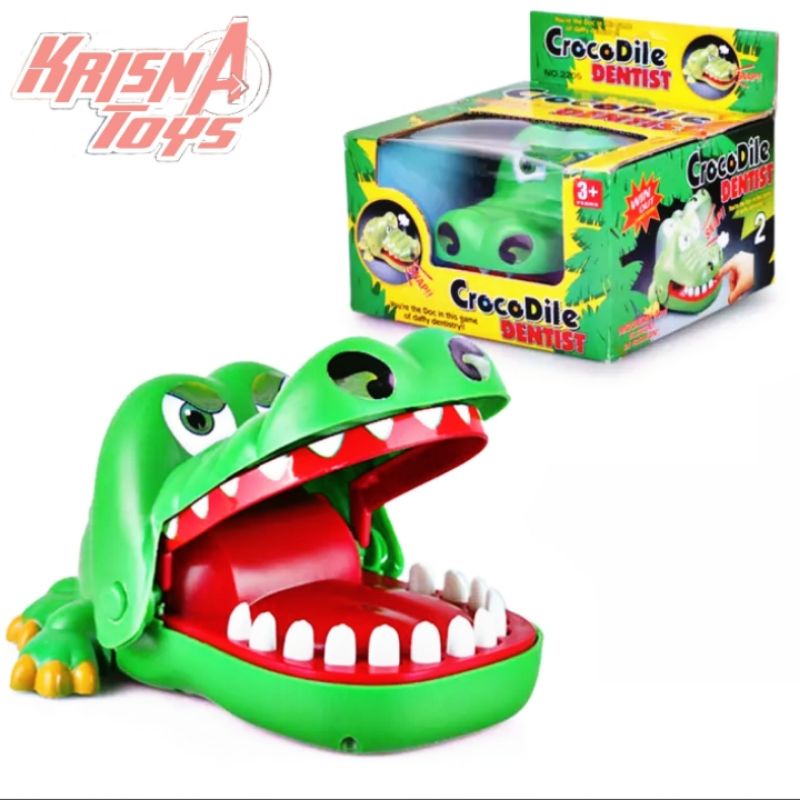 MAINAN ANAK BUAYA GIGIT/CROCODILE DENTIST/MAINAN KELUARGA