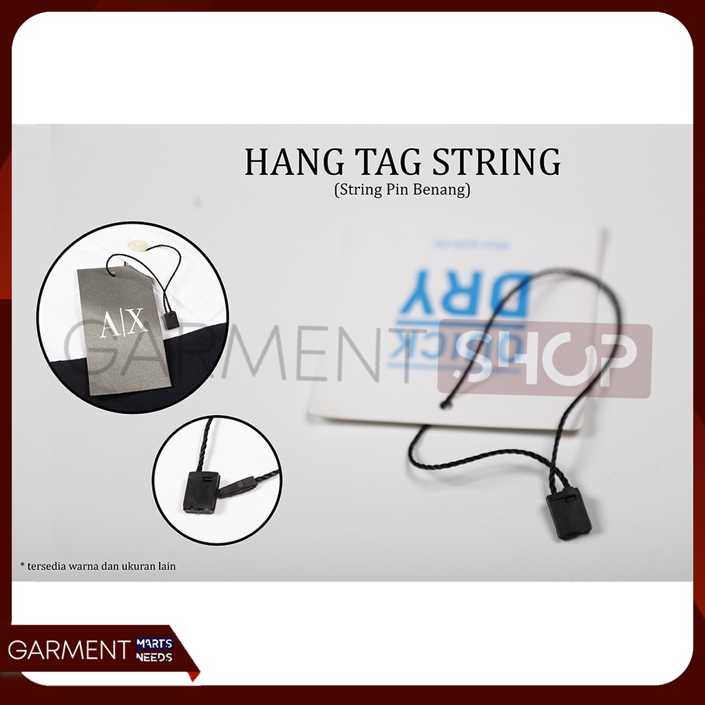 

SPBK - Tali Hang Tag Merk Arrow / Lock Pin Tali / Loop Pin Tali Isi 100 Pcs