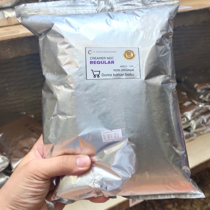 

Krimer- Santos Creamer Bubuk Non Dairy 1000 G / 1 Kg |Ecp 83|100% Ori Full Alu -Krimer.