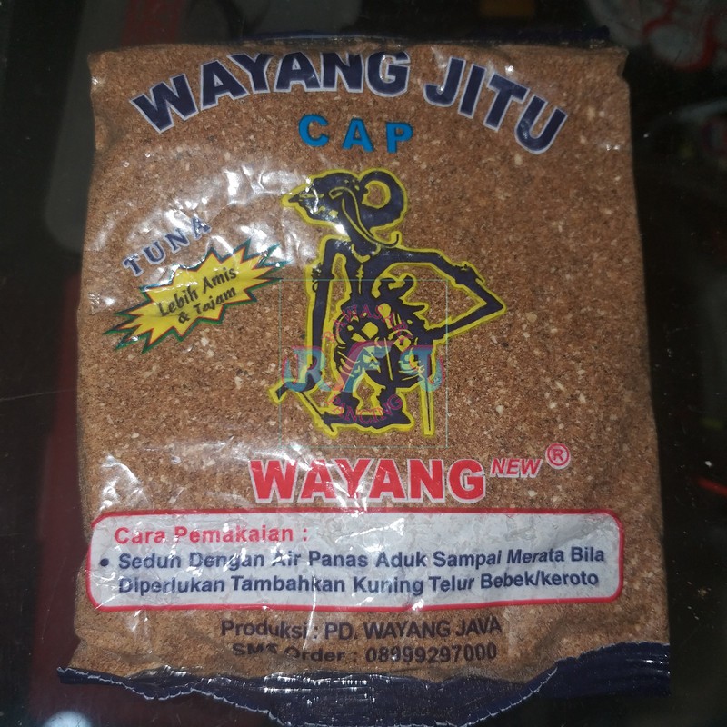 Umpan Pancing Wayang Jitu Cap Wayang - Kemasan Biru - Tuna