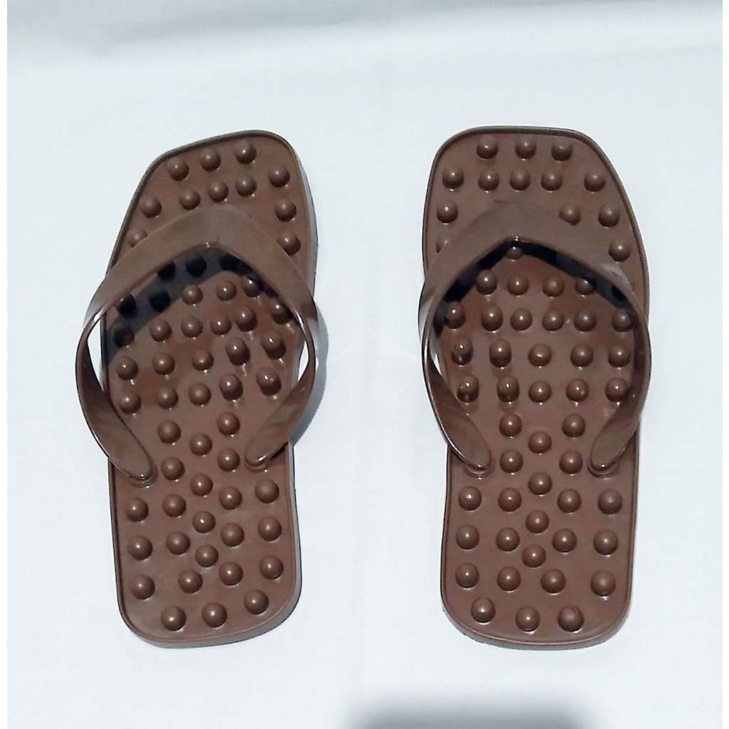 Sandal Refleksi sandal rematik sandal kesehatan Alas kaki BATU KOTAK