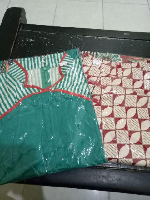 Baju Batik Wanita - Dress Batik Wanita 636 - 493 Red