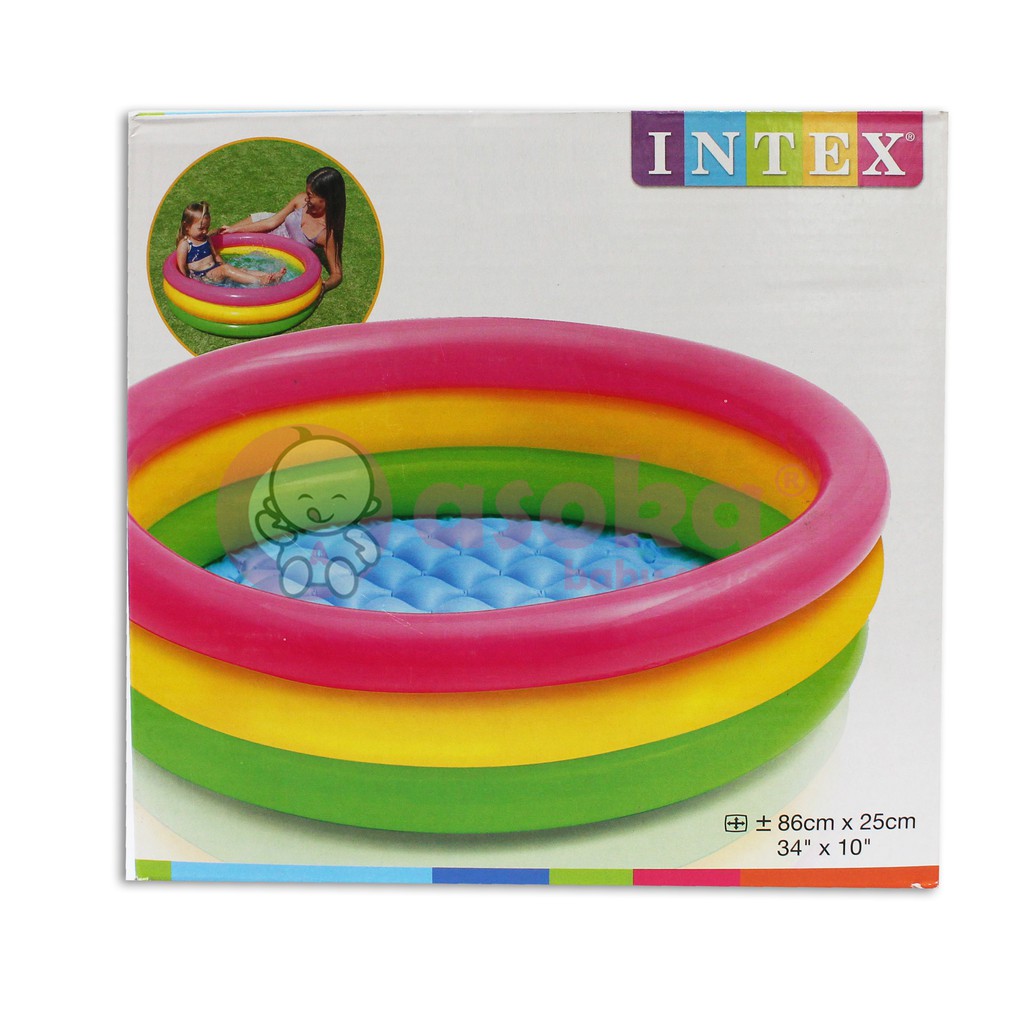 Intex Kolam Renang Anak Sunset Glow Baby Pool 58924 ASOKA