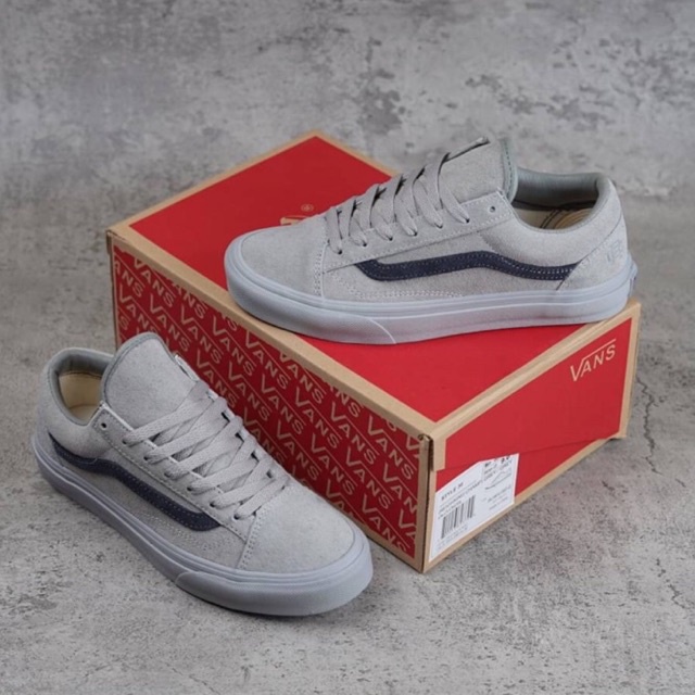 Sepatu Vans Old Skool Style 36 X Reigning Champ Grey